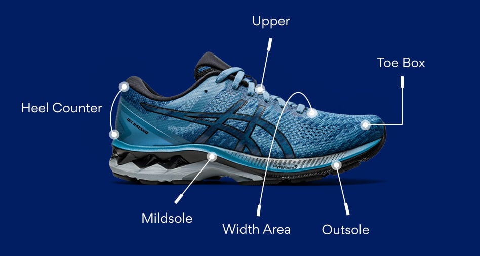 running shoe anatomy
